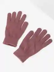 Бордовый перчатки женские однотонные