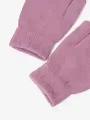 Коралловый перчатки женские однотонные