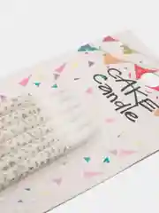 Белый свечи для торта длинные, набор