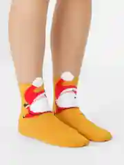 Красный носки новогодние, в подарочной упаковке Merry Cristmas, 4 пары, унисекс