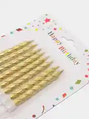 Золотой свечи для торта