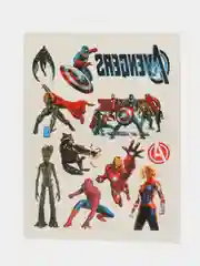 Голубой татуировка детская, временная (переводная) герои Марвел Marvel