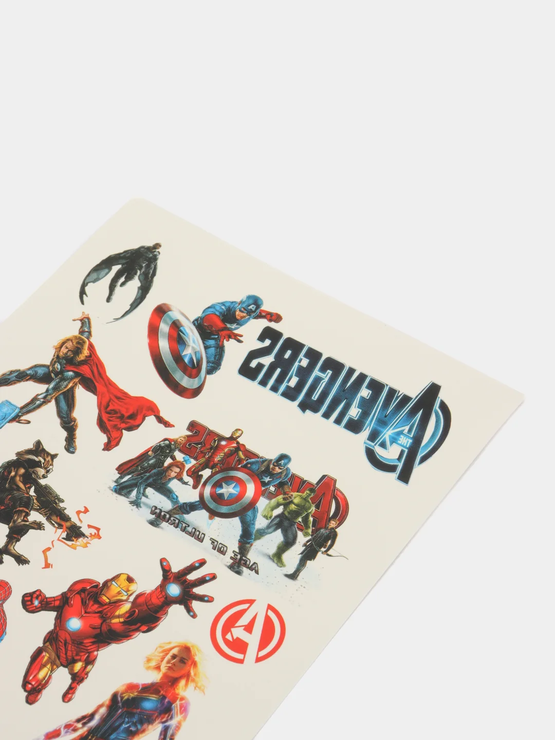 Голубой татуировка детская, временная (переводная) герои Марвел Marvel
