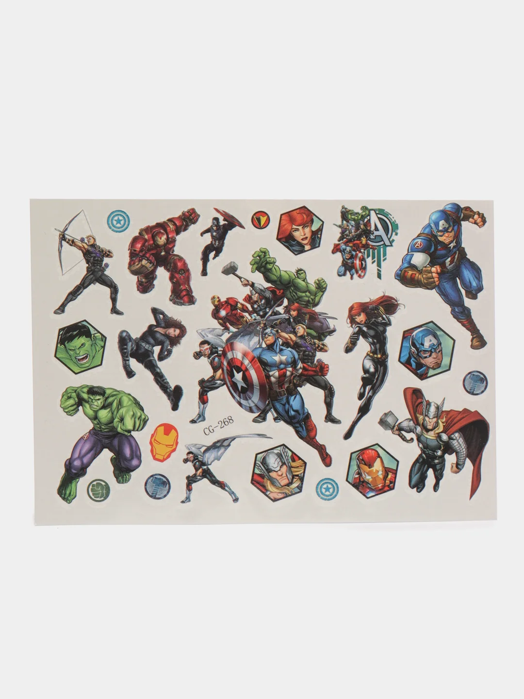 Аметистовый татуировка детская, временная (переводная) герои Марвел Marvel