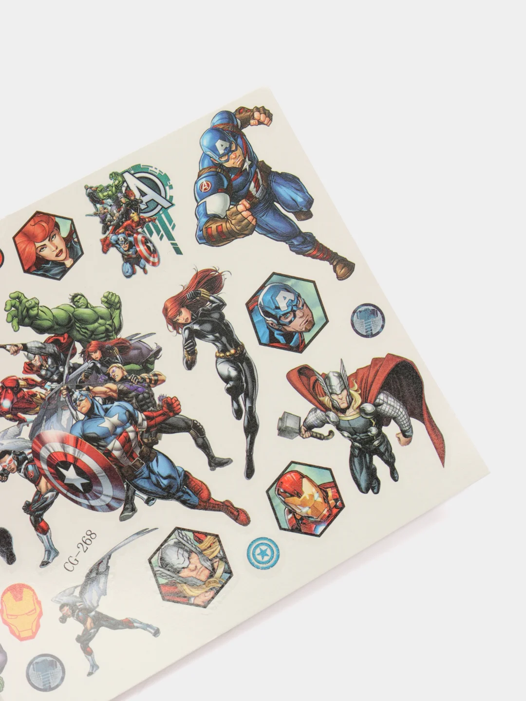 Аметистовый татуировка детская, временная (переводная) герои Марвел Marvel