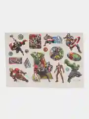 Белый татуировка детская, временная (переводная) герои Марвел Marvel