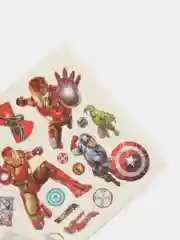 Бежевый меланж татуировка детская, временная (переводная) герои Марвел Marvel