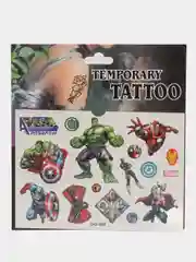 Алый татуировка детская, временная (переводная) герои Марвел Marvel