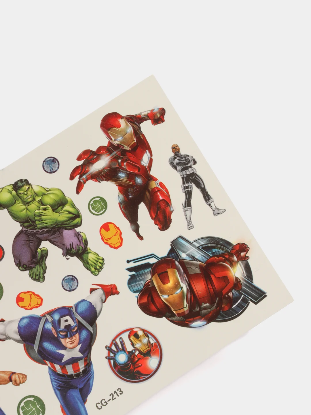 Бирюзовый татуировка детская, временная (переводная) герои Марвел Marvel