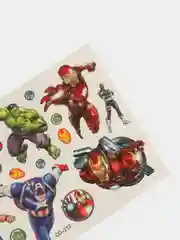 Бирюзовый татуировка детская, временная (переводная) герои Марвел Marvel