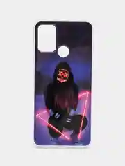 Индиго чехол для телефона Honor 9A, с картинками