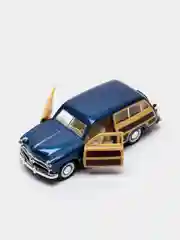 Синий машинка металлическая, 1:40, 1949 Ford Woody Wagon KT5402D