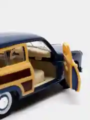 Синий машинка металлическая, 1:40, 1949 Ford Woody Wagon KT5402D
