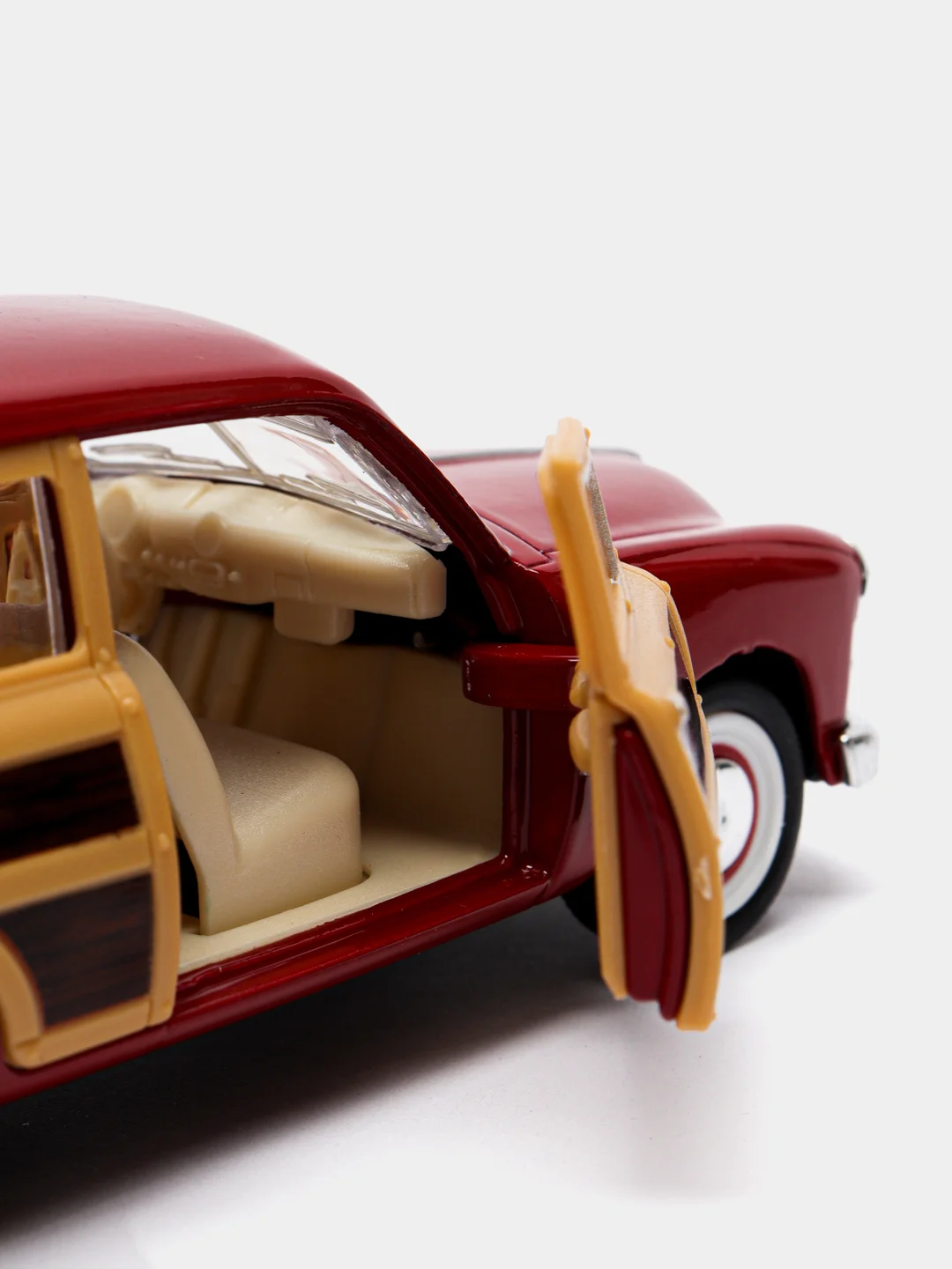 Красный машинка металлическая, 1:40, 1949 Ford Woody Wagon KT5402D