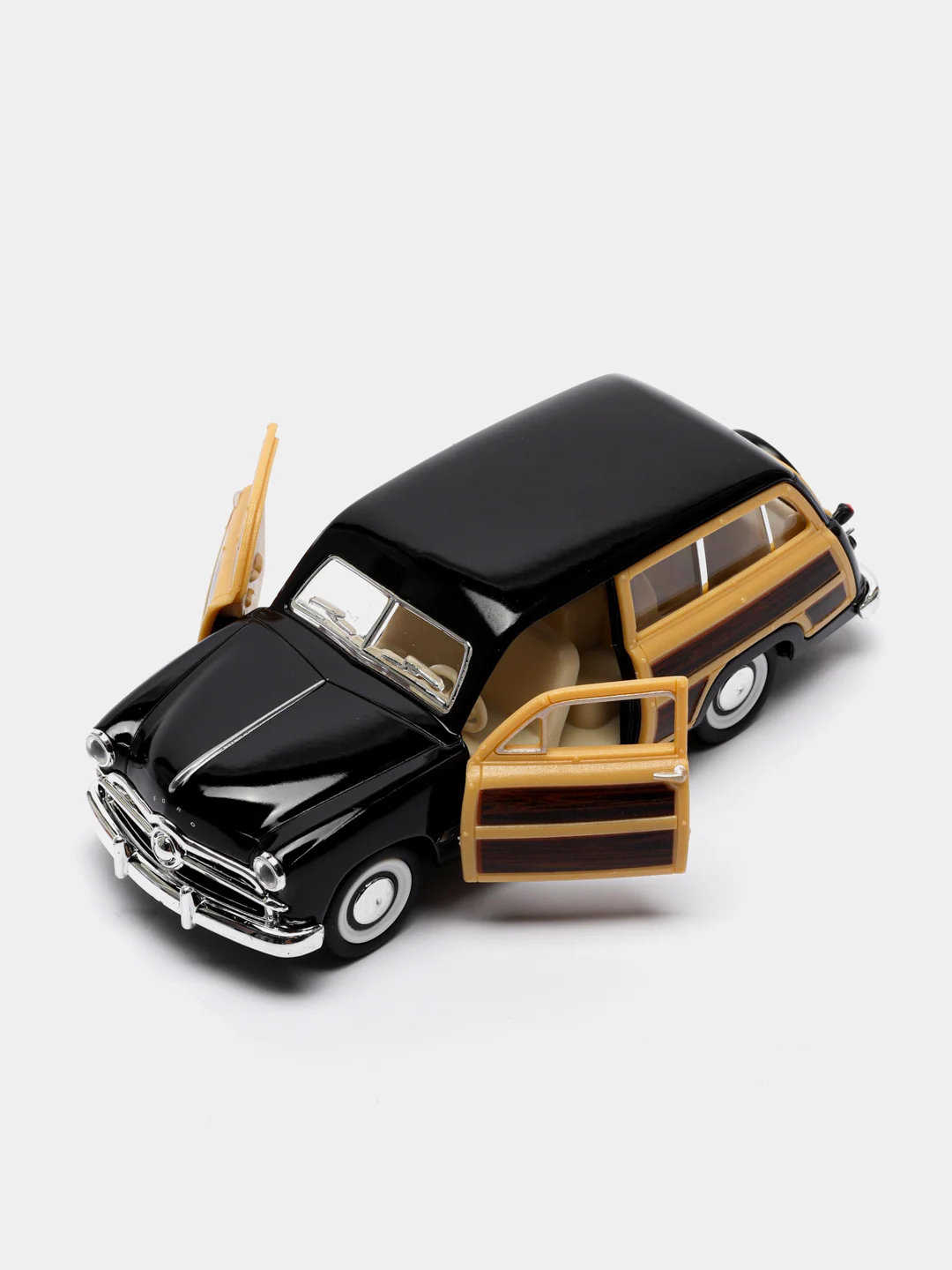 Черный машинка металлическая, 1:40, 1949 Ford Woody Wagon KT5402D