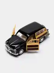 Черный машинка металлическая, 1:40, 1949 Ford Woody Wagon KT5402D