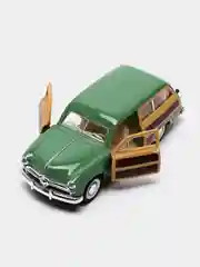 Зеленый машинка металлическая, 1:40, 1949 Ford Woody Wagon KT5402D