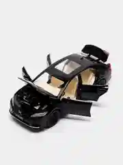 Черный металлическая машинка Che Zhi 1:24 Toyota Camry Sport CZ130A, инерционная, свет, звук
