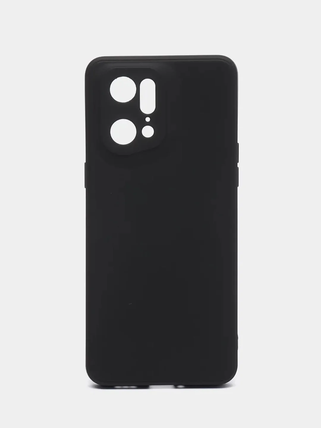 Черный чехол Oppo Find x5 pro, силиконовый (Оппо Финд Х5 Про)