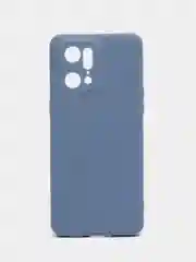 Небесно-голубой чехол Oppo Find x5 pro, силиконовый (Оппо Финд Х5 Про)