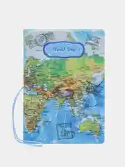 Коричневый обложка для паспорта