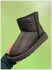 Черный угги женские, утепленные, зимние