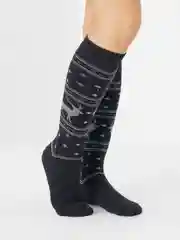Угольный гольфы теплые женские Danni Termo Plus