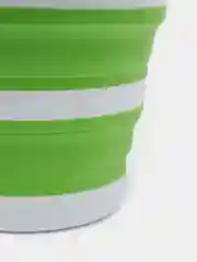 Зеленый ведро складное силиконовое, 5 литров, 3 цвета