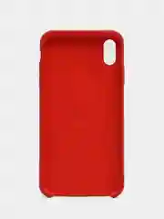 Красный чехол для iPhone XS Max, силиконовый