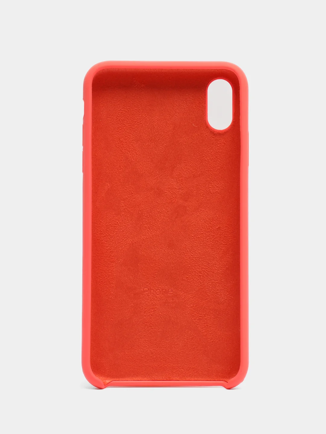Кораллово-розовый чехол для iPhone XS Max, силиконовый