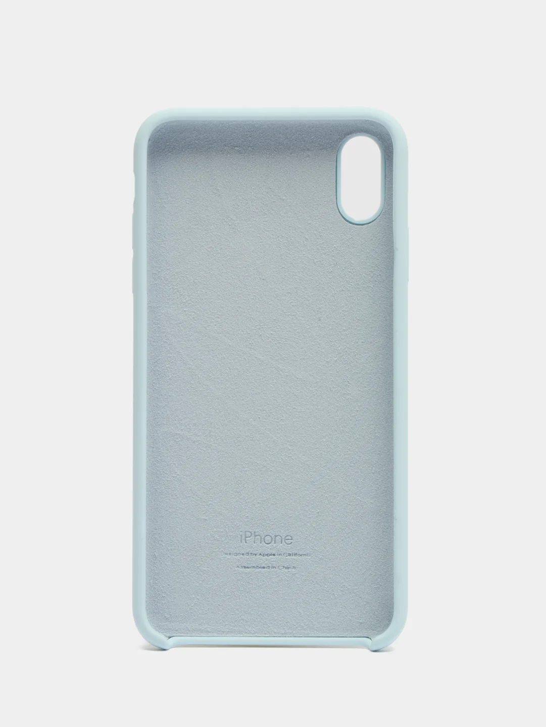 Небесно-голубой чехол для iPhone XS Max, силиконовый