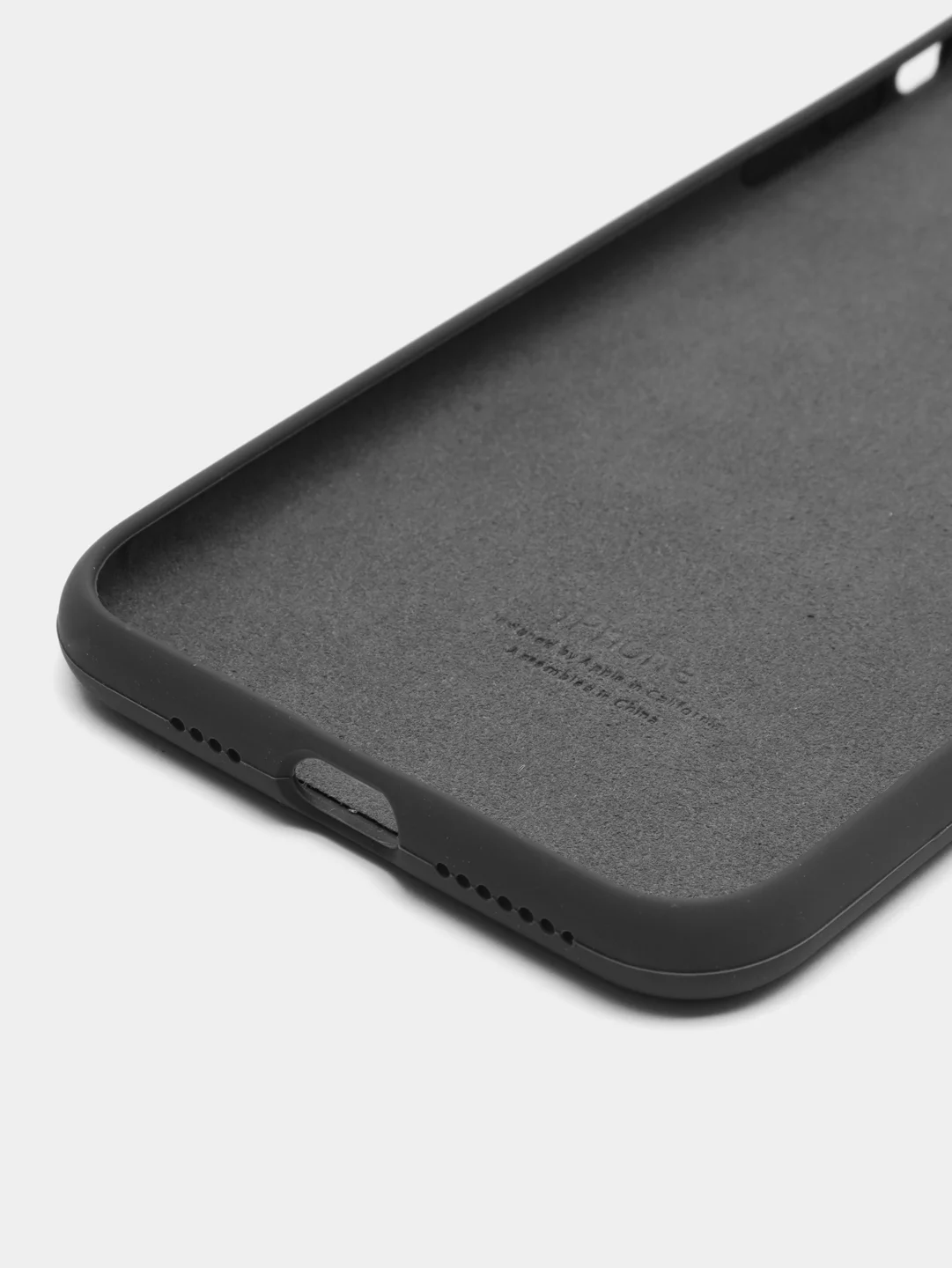 Угольный чехол для iPhone XS Max, силиконовый