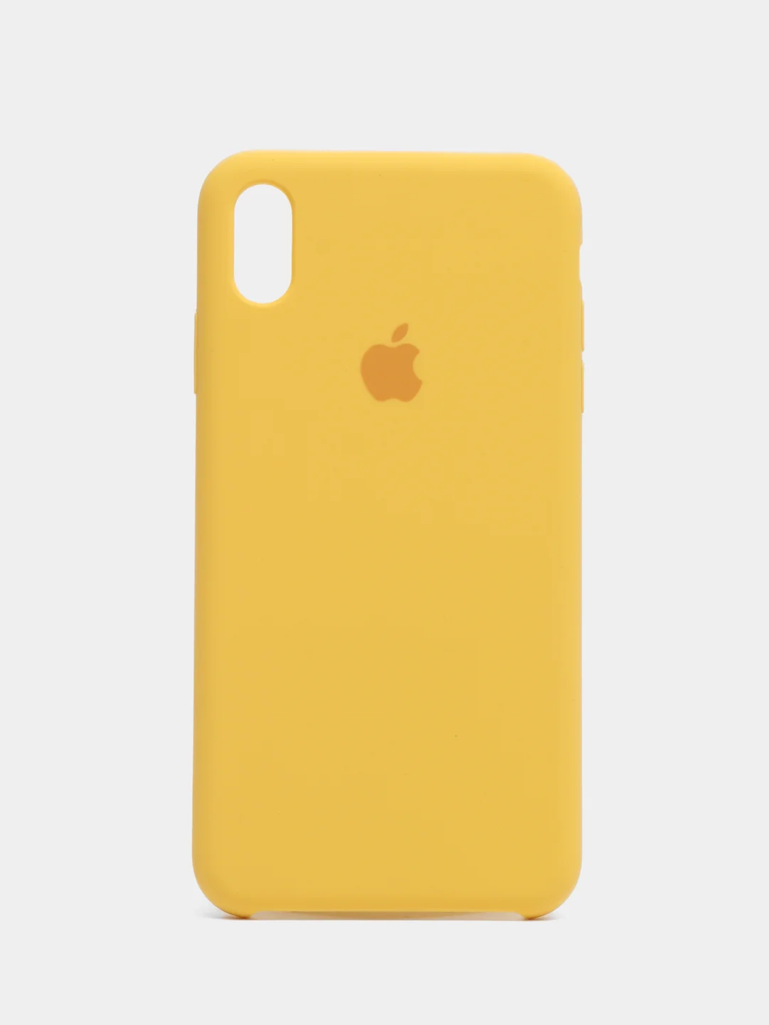 Желтый чехол для iPhone XS Max, силиконовый
