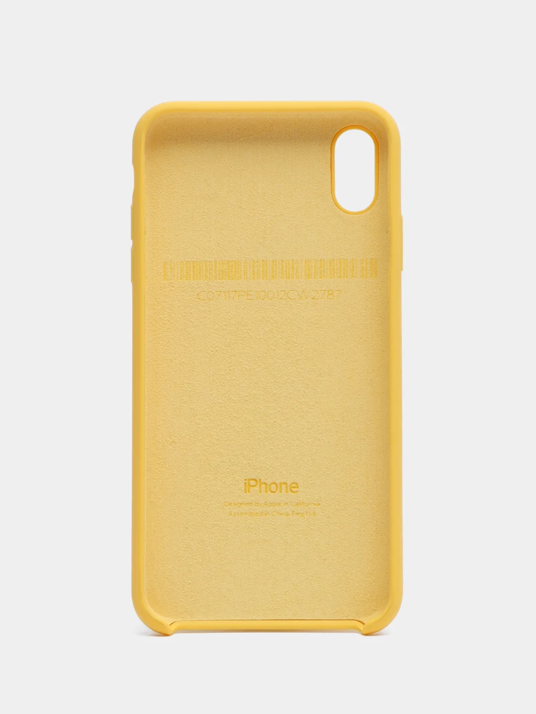 Желтый чехол для iPhone XS Max, силиконовый