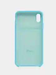 Голубой чехол для iPhone XS Max, силиконовый