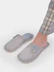 Бежевый тапочки домашние женские