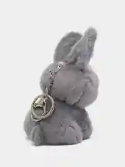 Серый мягкая игрушка зайчик, кролик. Брелок заяц. Подарок на пасху