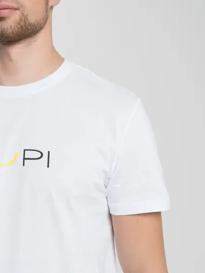 Белый футболка мужская, белая, Lupi