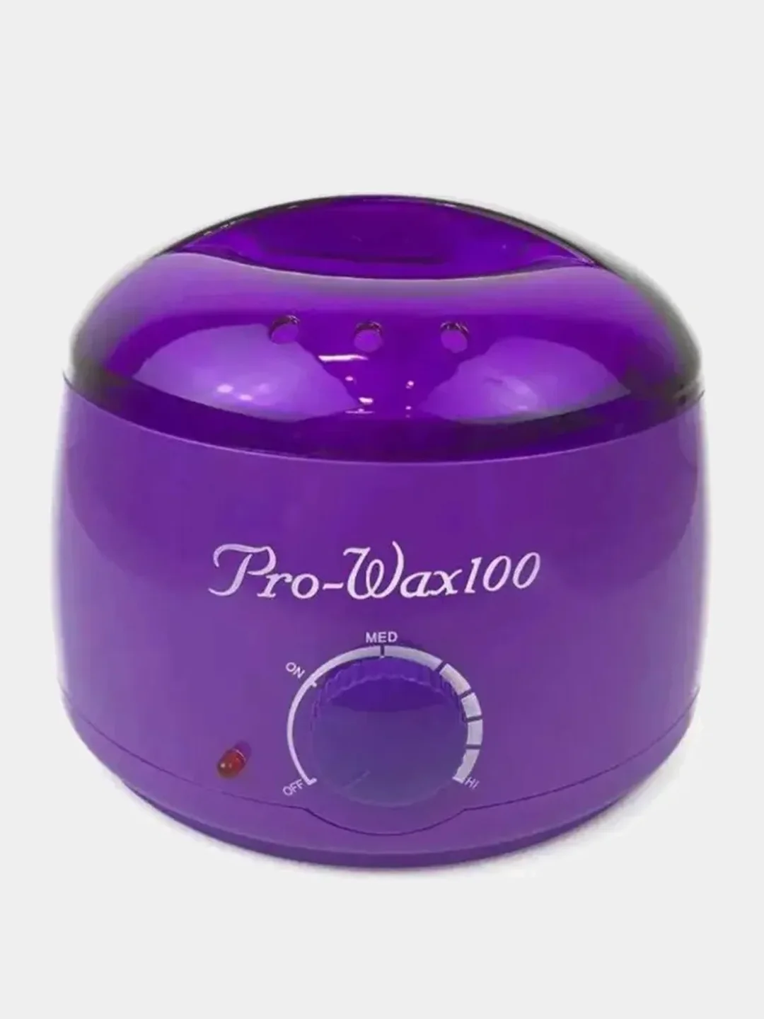 Фиолетовый воскоплав баночный Pro Wax 100 для депиляции