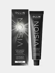 Крем-краска для бровей и ресниц OLLIN VISION black, 20 мл, ресницы 15 пар