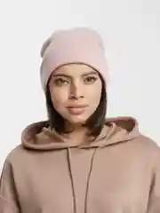 Пудровый женская шапка