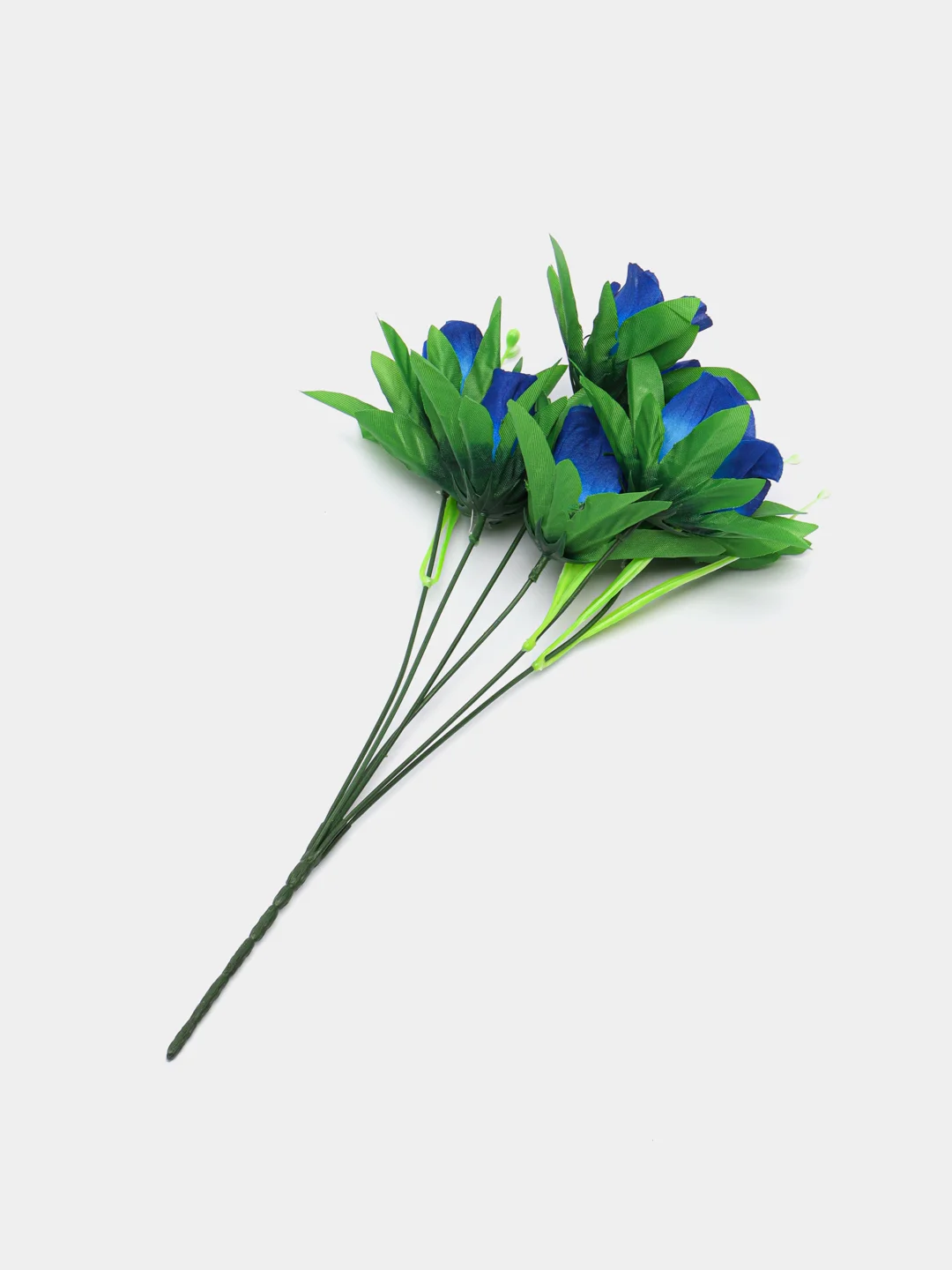 Синий искусственные цветы розы, букет