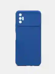 Синий чехол TECNO SPARK 8P с защитой камеры