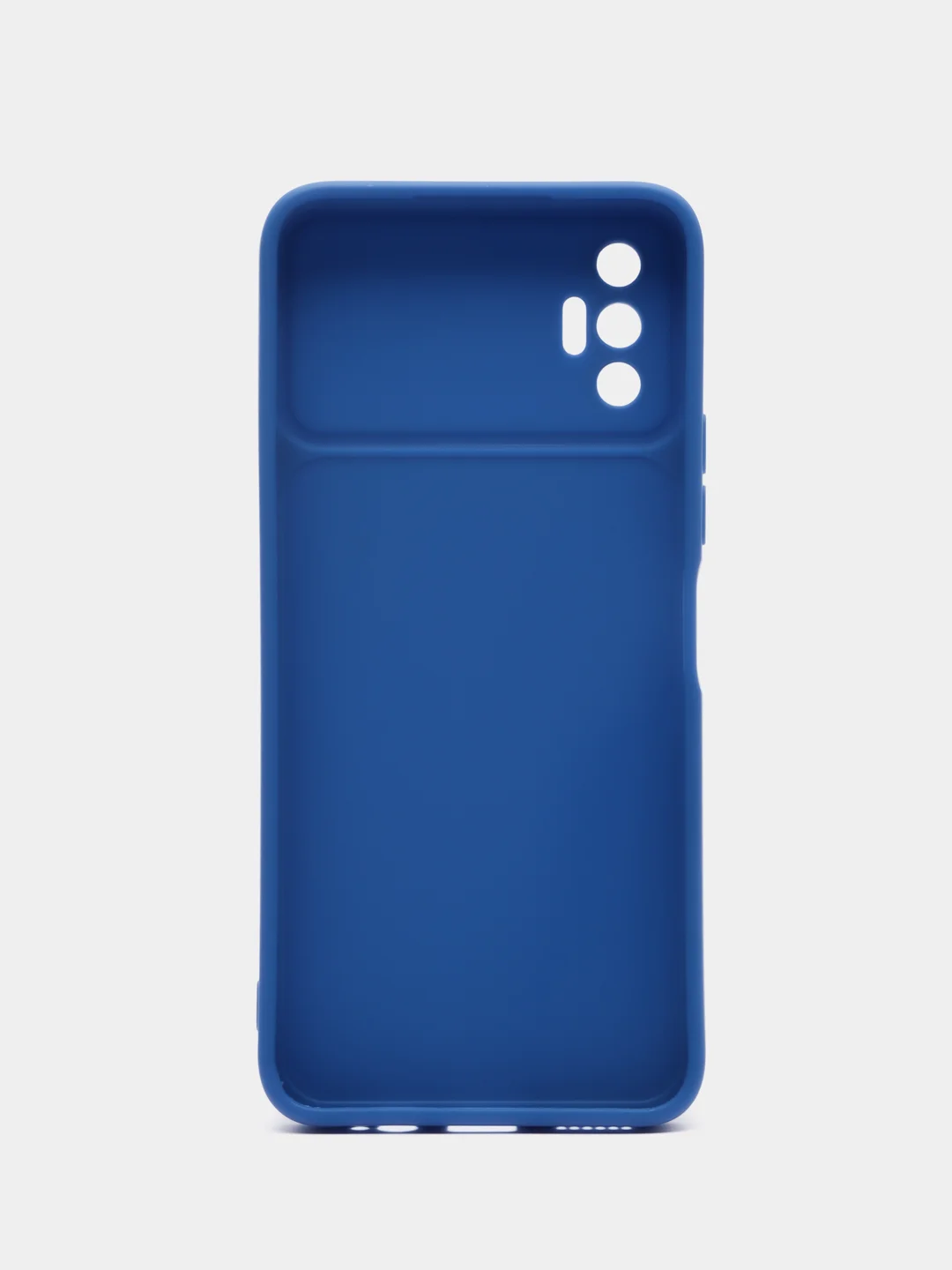 Синий чехол TECNO SPARK 8P с защитой камеры