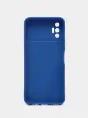 Синий чехол TECNO SPARK 8P с защитой камеры