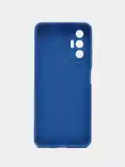 Синий чехол TECNO POVA 3 c защитой камеры