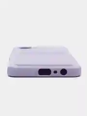Сиреневый чехол REALME C30S / REALME C30 / Narzo 50i prime с карманом для карточки, и защитой камеры