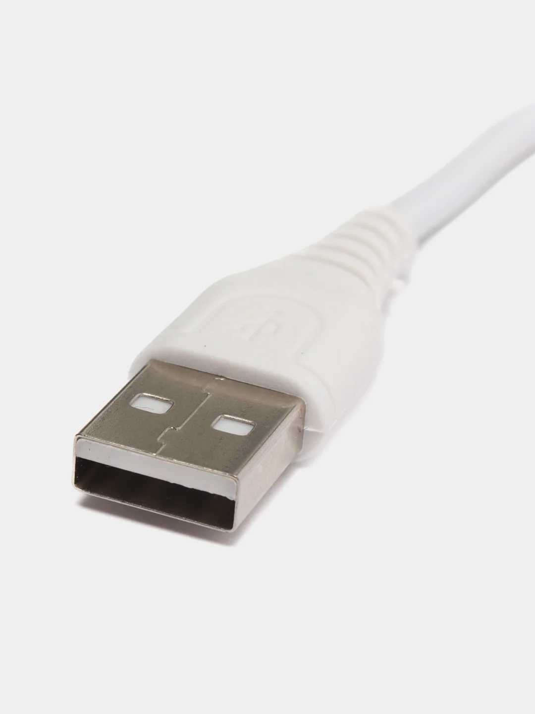Белый кабель быстрой зарядки USB, Micro-USB, Type-C, Lightning
