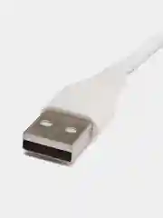 Белый кабель быстрой зарядки USB, Micro-USB, Type-C, Lightning