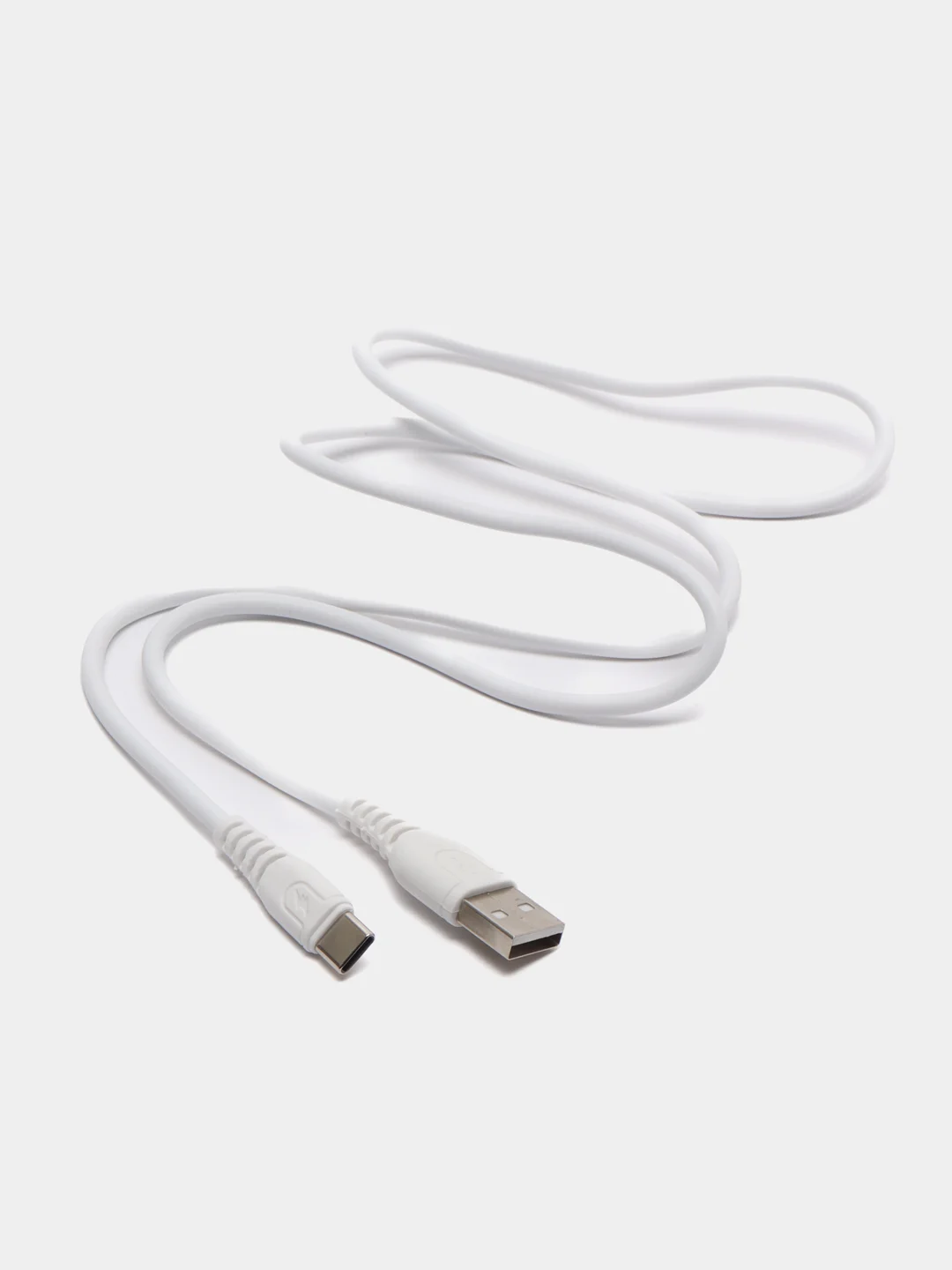 Белый кабель быстрой зарядки USB, Micro-USB, Type-C, Lightning